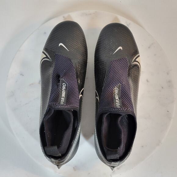 Nike Mens Vapor Edge Pro 360 Football Cleats Size 7.5 Black White AO8277-001 - Picture 4 of 14